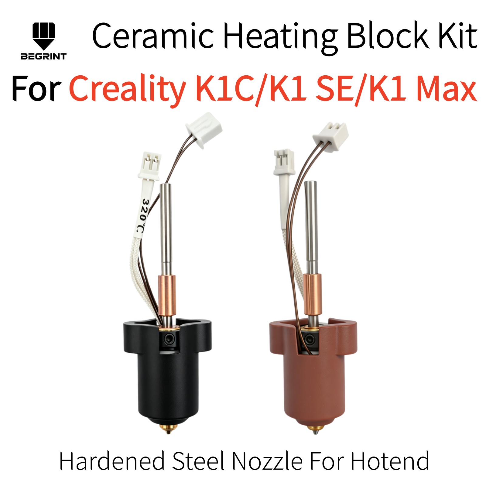 For Creality K1C K1 MAX K1 SE  - High Flow Ceramic Hotend ulasan dan harga