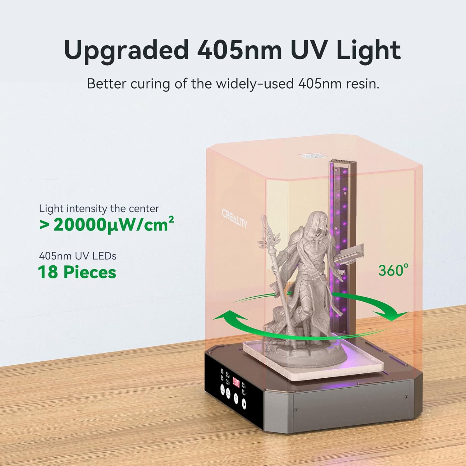 CREALITY UW-03 3D Printer Resi - Large Resin Wash And Cure Station ulasan dan harga