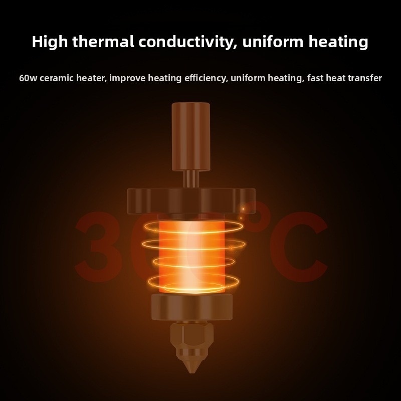 Creative 3D Printing Accessori - High Flow Ceramic Hotend ulasan dan harga