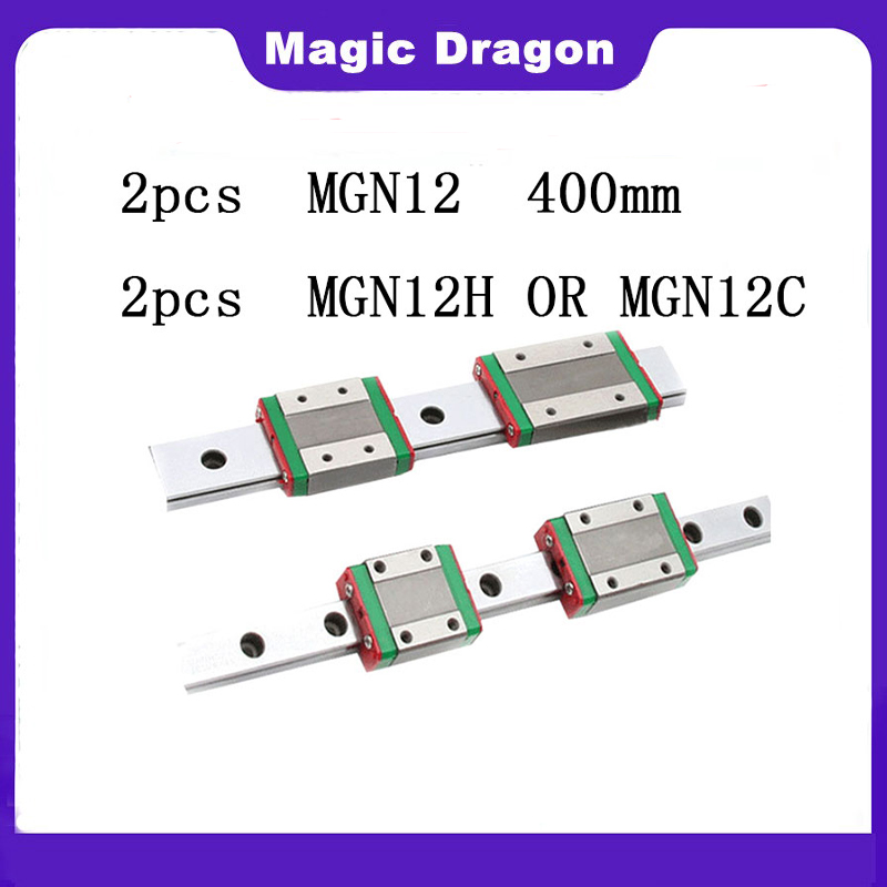 Magic Dragon 2PCS 12mm Linear  - Linear Rail Mgn12H Set ulasan dan harga