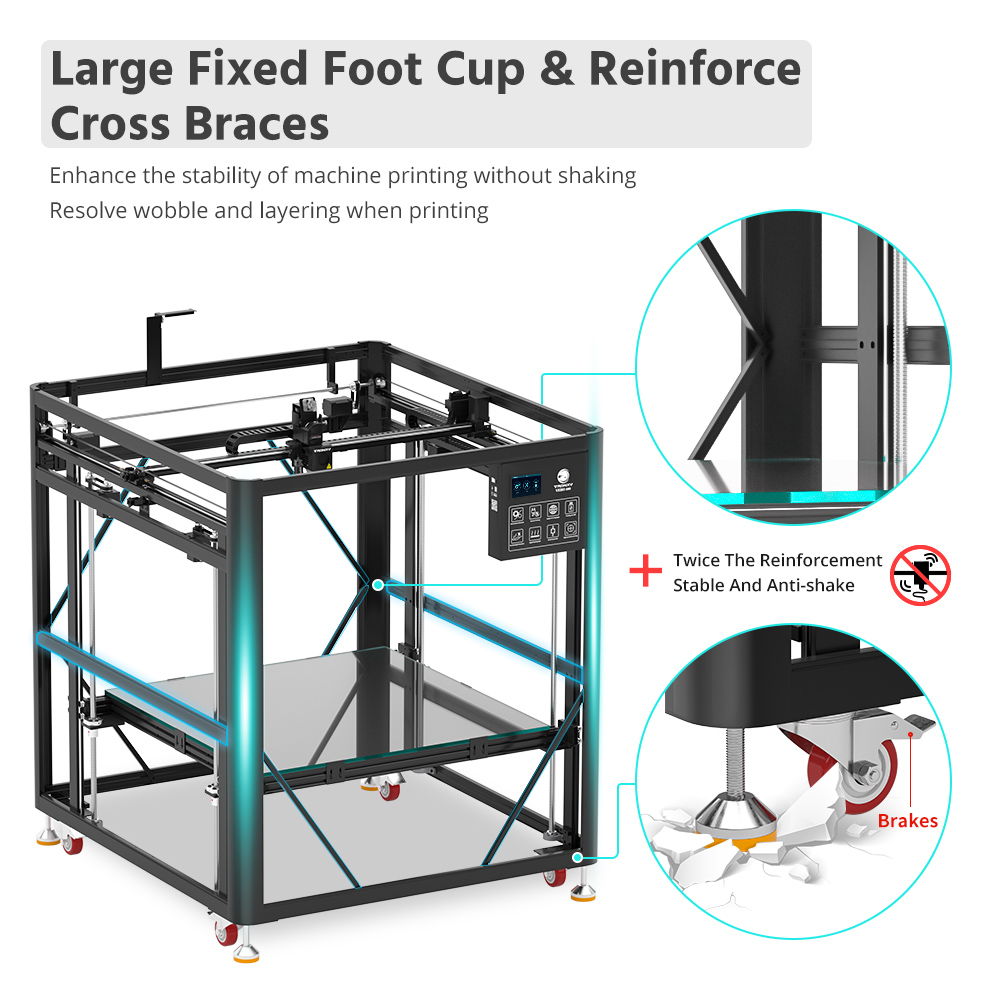 NEWEST Tronxy VEHO Series 600  - Corexy 3D Printer Kit ulasan dan harga