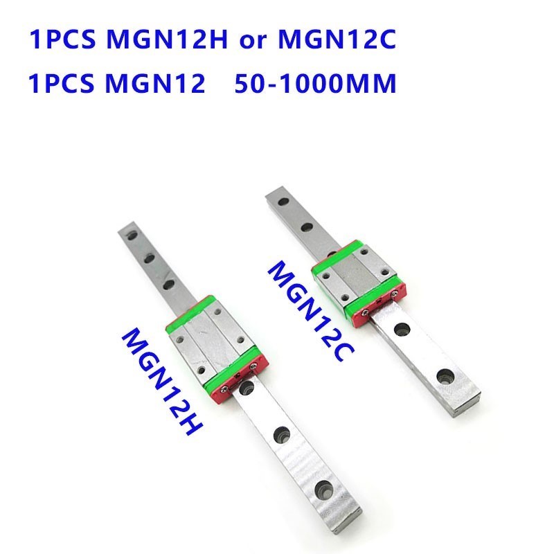 12mm Linear Guide MGN12 Rail 1 - Linear Rail Mgn12H Set ulasan dan harga