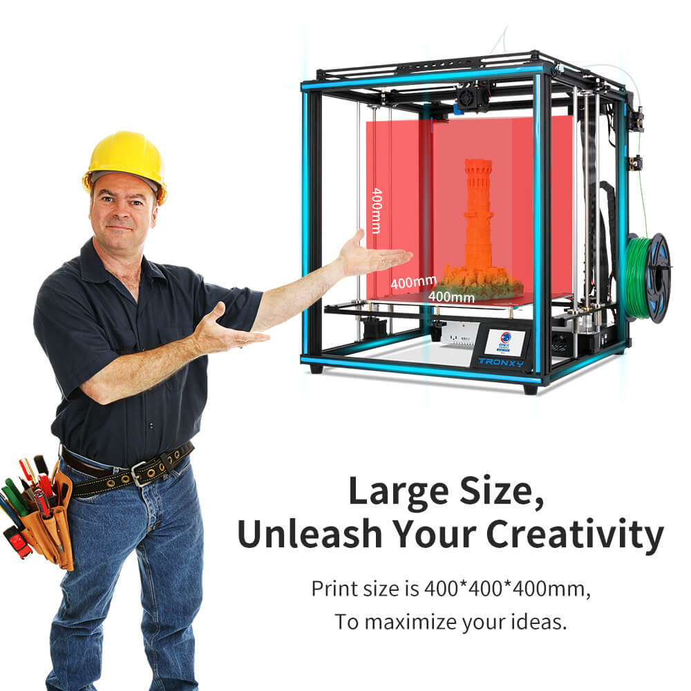 Tronxy X5SA Impressora 3D Prin - Corexy 3D Printer Kit ulasan dan harga