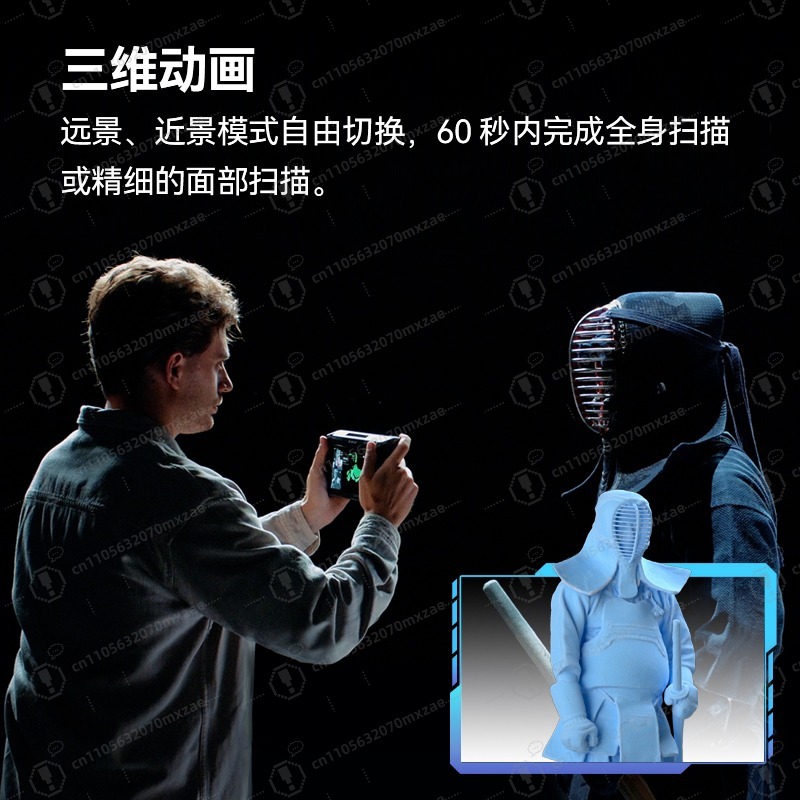 Professional All-in-One Color  - Handheld 3D Scanner High Precision ulasan dan harga