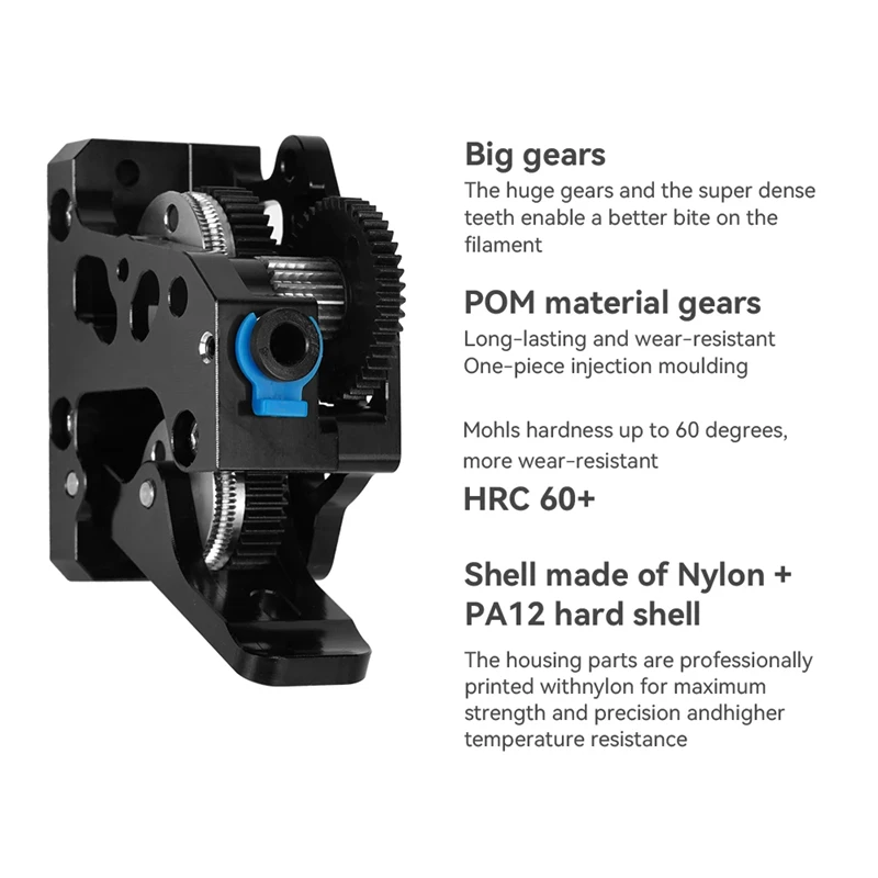 HGX LITE Dual Gear Hard Steel  - Direct Drive Dual Gear Extruder High Speed ulasan dan harga