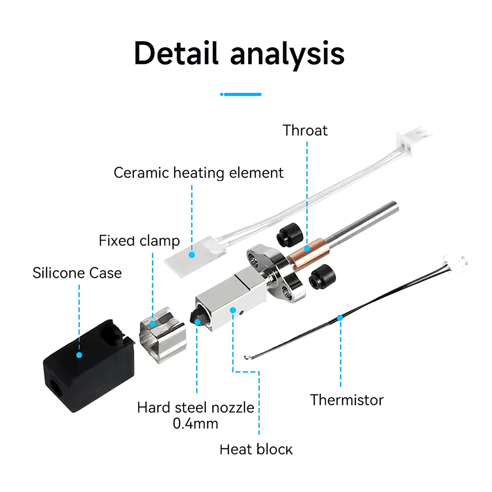 Latest Ceramic Heating Block K - High Flow Ceramic Hotend ulasan dan harga