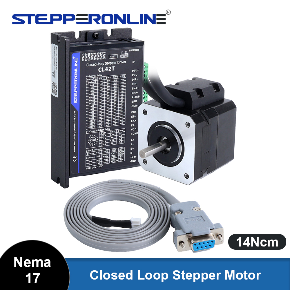 STEPPERONLINE Nema 17 Closed L - Closed Loop Stepper Motor Nema 17 ulasan dan harga